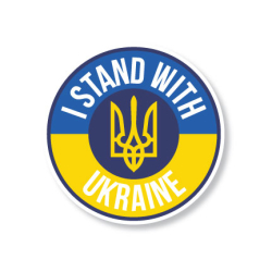 Stand With Ukraine Decal