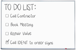 To Do List on Whiteboard